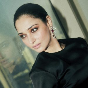 Unveiling Timeless Elegance: The Celestial Bloom Ruby Diamond Earrings, Endorsed by Tamanna Bhatia and Lisa Mishra, Revealed by Amit Naheta, Managing Director at Jaipur Jewels